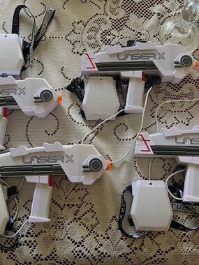 Laser X 4 Player Laser Tag Game Comes With Batteries Installed